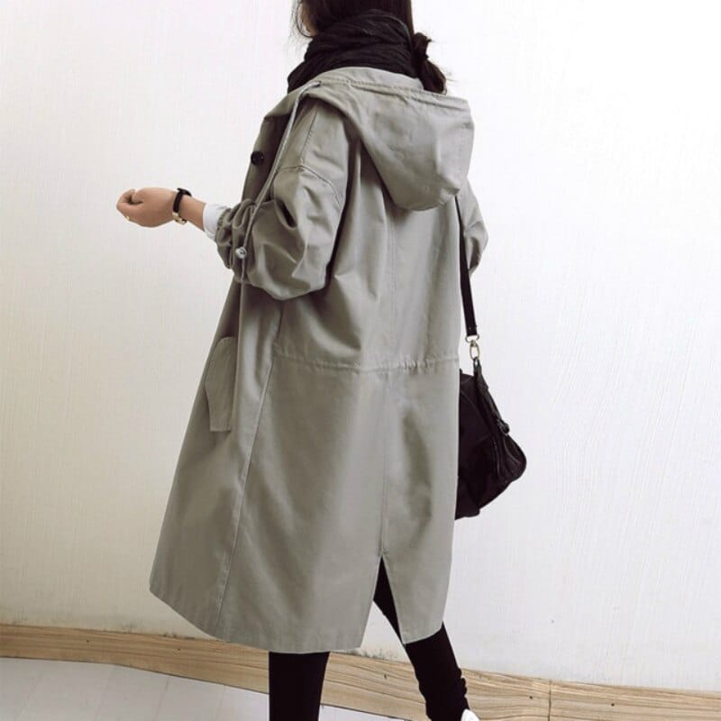 Women's Waterproof Trench Coat – Plus Sizes
