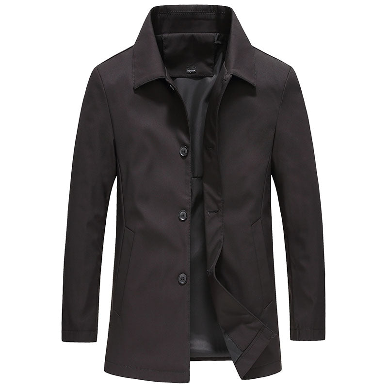 Men's Coat – Classic Collar Autumn Winter
