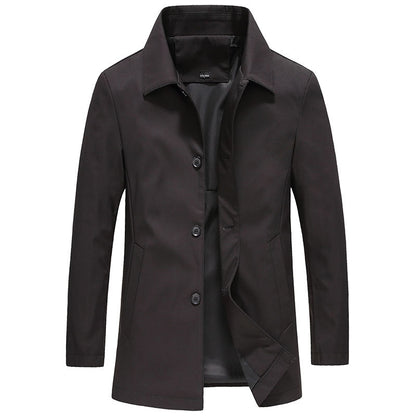 Men's Coat – Classic Collar Autumn Winter