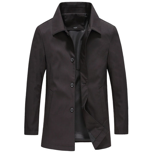 Men's Coat – Classic Collar Autumn Winter