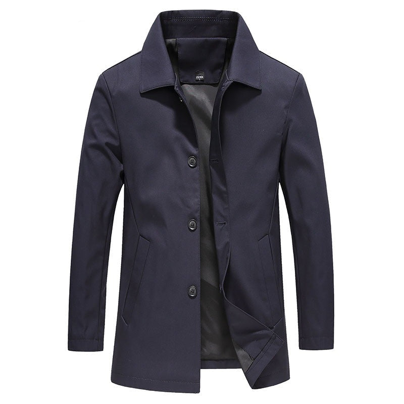 Men's Coat – Classic Collar Autumn Winter