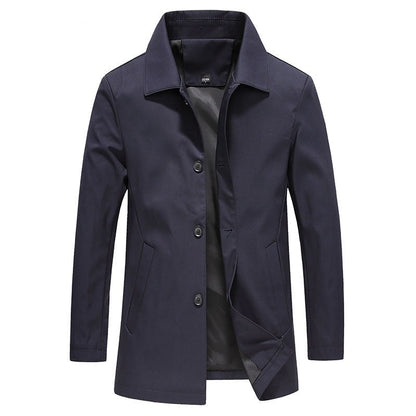 Men's Coat – Classic Collar Autumn Winter