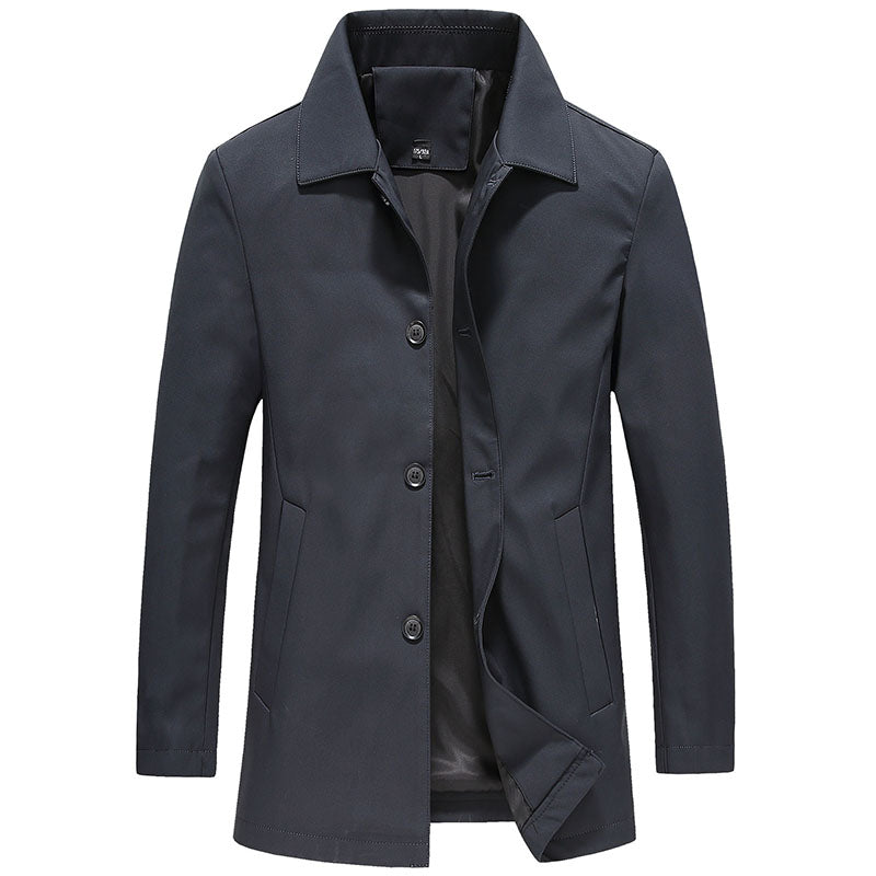Men's Coat – Classic Collar Autumn Winter