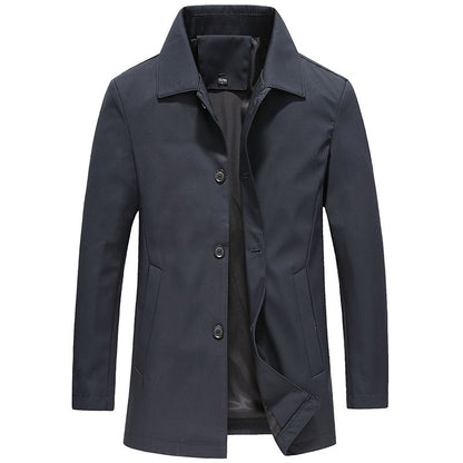 Men's Coat – Classic Collar Autumn Winter