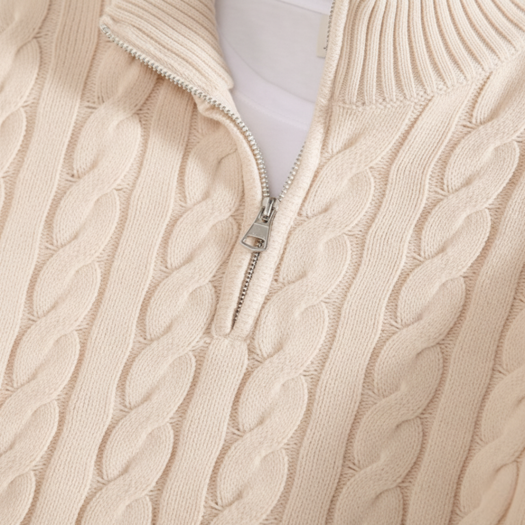 Men's Zip Jumper – Half-Zip Trucker Jumper