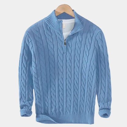 Men's Zip Jumper – Half-Zip Trucker Jumper