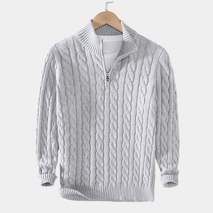 Men's Zip Jumper – Half-Zip Trucker Jumper