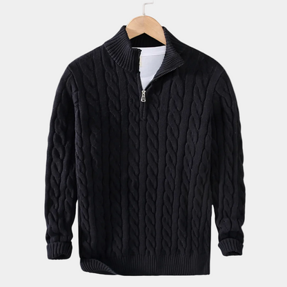 Men's Zip Jumper – Half-Zip Trucker Jumper