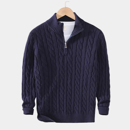 Men's Zip Jumper – Half-Zip Trucker Jumper