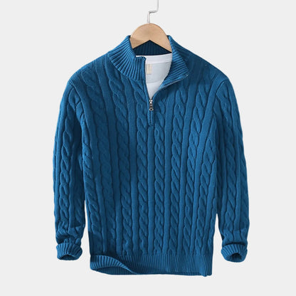Men's Zip Jumper – Half-Zip Trucker Jumper