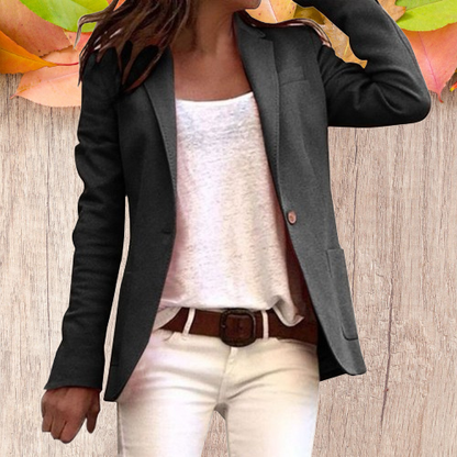 Women's Fitted Blazer – Slim Tailored Jacket