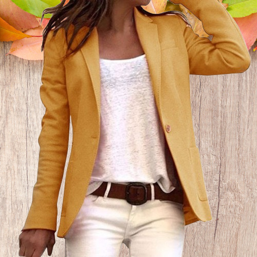 Women's Fitted Blazer – Slim Tailored Jacket