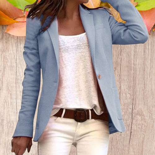 Women's Fitted Blazer – Slim Tailored Jacket