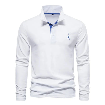 Men's Long-Sleeve Polo – Classic Mid-Season